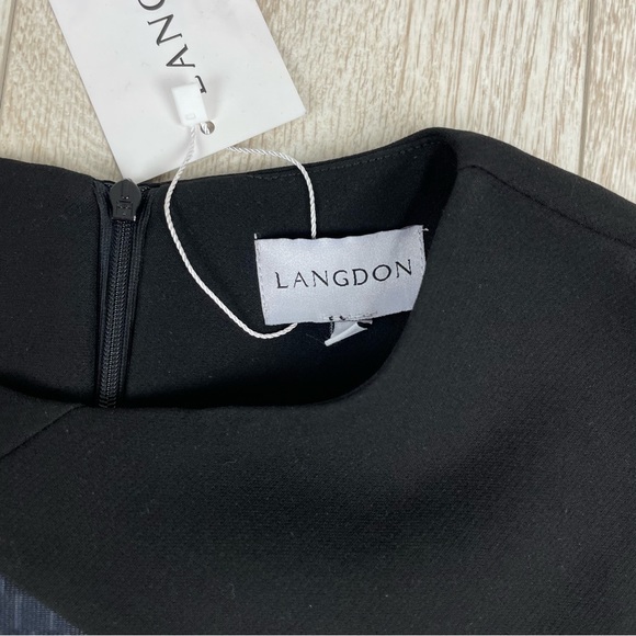 LANGDON L dress colorful office long sleeve - Picture 2 of 3